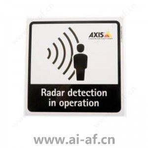 安讯士 AXIS 雷达探测贴纸 EN 10 张