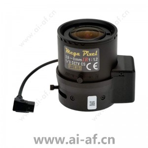 安讯士 AXIS 镜头 CS 2.8-8 毫米 F1.2 精确光圈 500万像素