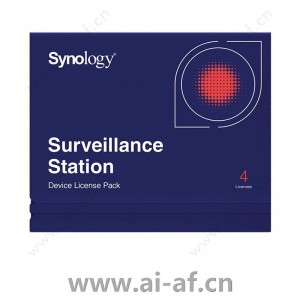 Synology 群晖 Device License*4 授权码4路 视频监控摄像头许可证