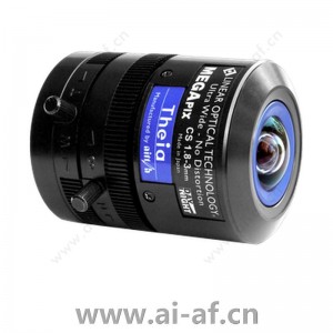 美国 Theia SL183M 1.8–3mm 变焦 超广角无畸变 5+ MP 日/夜 1/2.3 英寸 格式 手动光圈 CS 接口 镜头