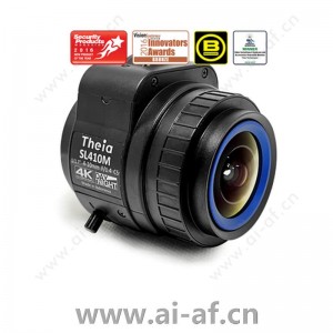 美国 Theia SL410M 4-10mm 4k 12 MP 日/夜 手动光圈 1/1.7 英寸 格式 CS 接口 镜头