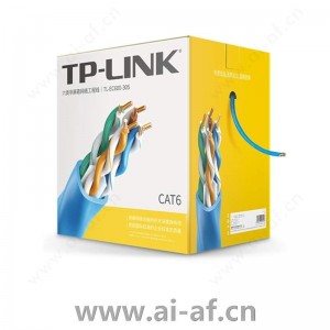 TP-LINK TL-EC600-305黑 六类非屏蔽网络工程线千兆8芯305米