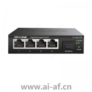 TP-LINK TL-SG2105 5口全千兆Web网管交换机 4GE 1SFP 二层