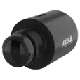 Black AXIS F2137-RE Fisheye Sensor viewed from its left angle