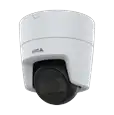 White AXIS M3128-LVE Dome Camera viewed from its left
