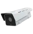White AXIS Q2112-E Thermal Camera viewed from its left angle