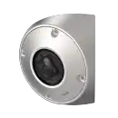 AXIS Q9216-SLV in stainless steel, from the left angle