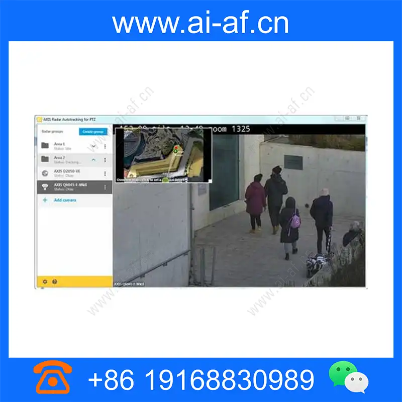 AXIS ACAP Radar Autotracking for PTZ camera axis-acap-radar-autotracking_img_00.webp