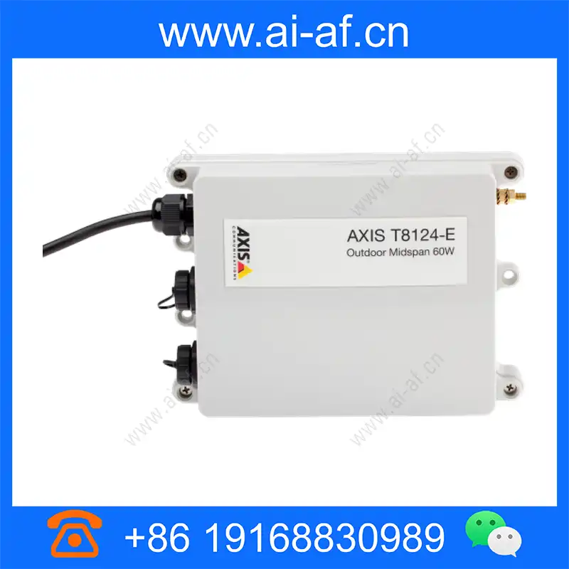 安讯士 AXIS T8124-E 室外中跨 60 W 1 端口 5031-241 5031-249 5031-244 axis-t8124-e-outdoor-midspan-60-w-1-port_img_00.webp