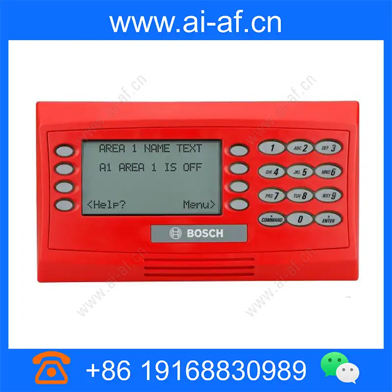 Bosch D1260R LCD Keypad w/ Red Classic Case d1260r_img_00.webp