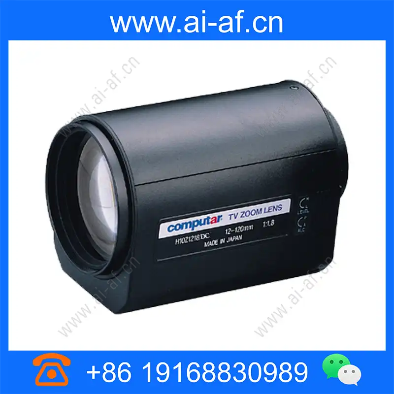 康标达 Computar H10Z1218DC 1/2英寸 12-120mm F1.8 10倍 电动变焦 DC自动光圈 带4针迷你连接器(C接口) h10z1218dc_img_00.webp