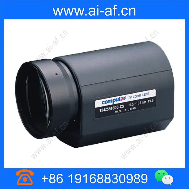 康标达 Computar T34Z5518PDC 1/3英寸 5.5-187mm F1.8 34倍 电动变焦 DC自动光圈 带预设和4针迷你连接器(CS接口) t34z5518pdc_img_00.webp