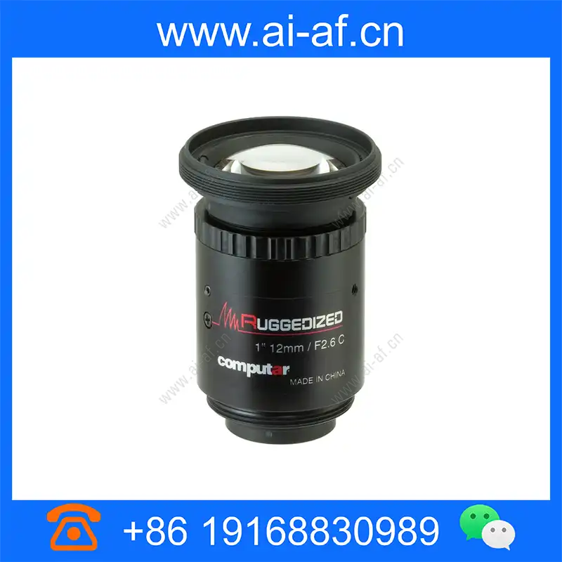 康标达 Computar V1256-MPZ-R 2000万像素 1英寸 12mm F4.0 加固机器视觉镜头 (C接口) v1256-mpz-r_img_00.webp