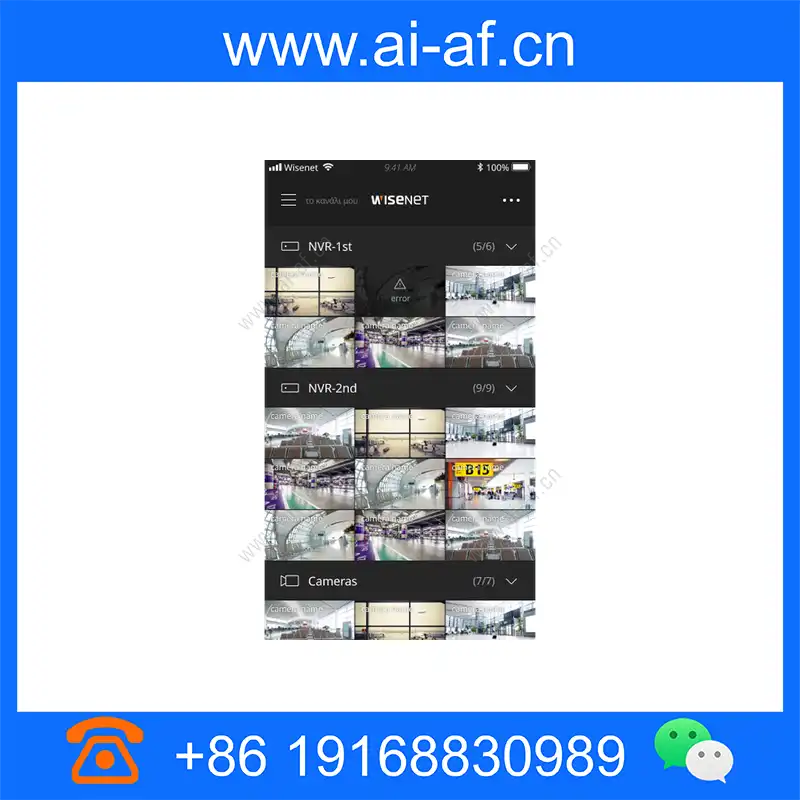 三星韩华 Samsung Hanwha Wisenet-Mobile Android / iOS 版移动查看器 wisenet-mobile_img_00.webp