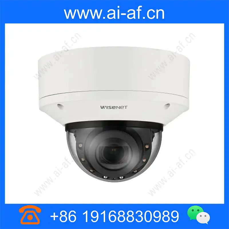 Samsung Hanwha XNV-8093R/KEX X Series 6MP AI Outdoor Night Vision Vandal Dome IP Security Camera xnv-8093r_kex_img_00.webp