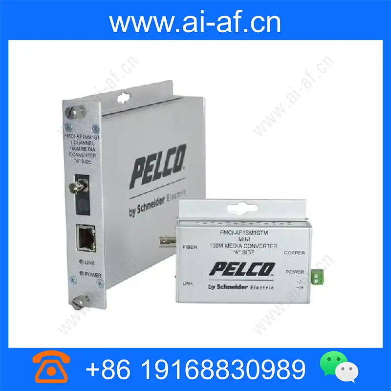 Pelco FMCI-AF1MM1ST 1 Channel Fiber Media Converter-A ST Connector fmci-af1mm1st_img_00.webp