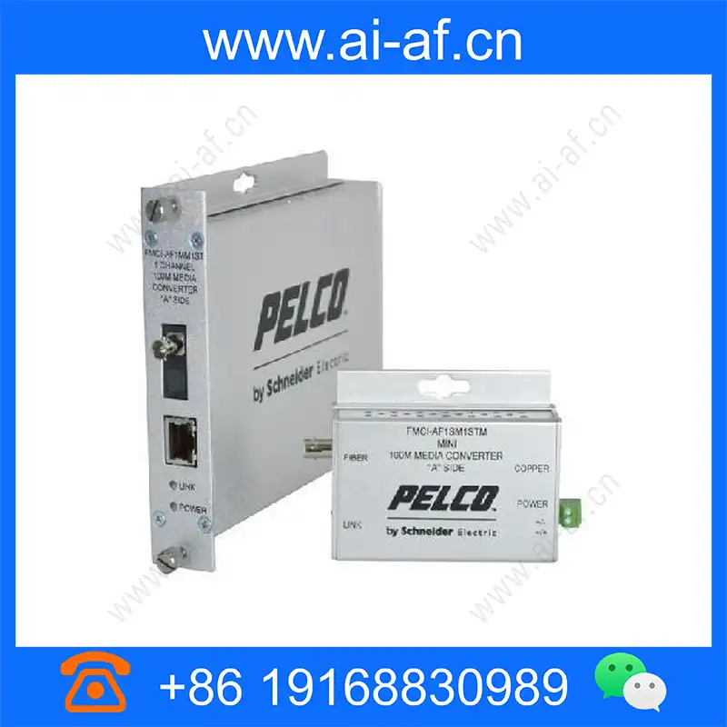 Pelco FMCI-BF1MM1ST 1 Channel Fiber Media Converter-B ST Connector fmci-bf1mm1st_img_00.webp