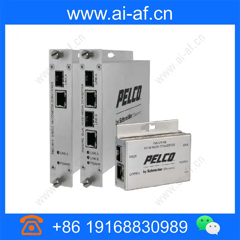 Pelco FMCI-PF2 Two Channel 10/100 Mbps IP Media Converter Standard Size fmci-pf2_img_00.webp
