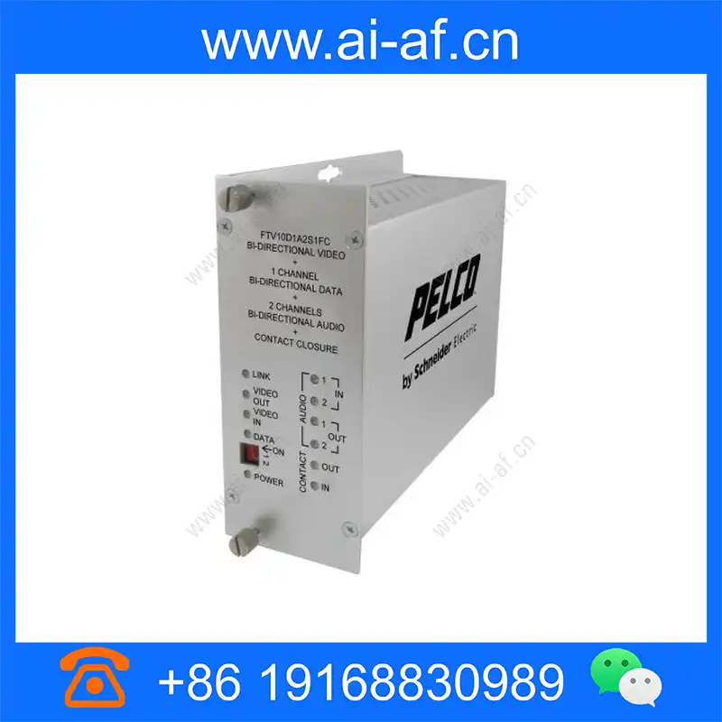 Pelco FRV10D1A2S1ST 1 Channel Bi-Directional Receiver with ST Connector frv10d1a2s1st_img_00.webp