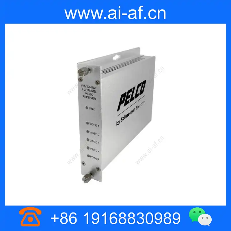 Pelco FRV40M1ST 4-Channel Video Fiber Receiver with ST Connector frv40m1st_img_00.webp