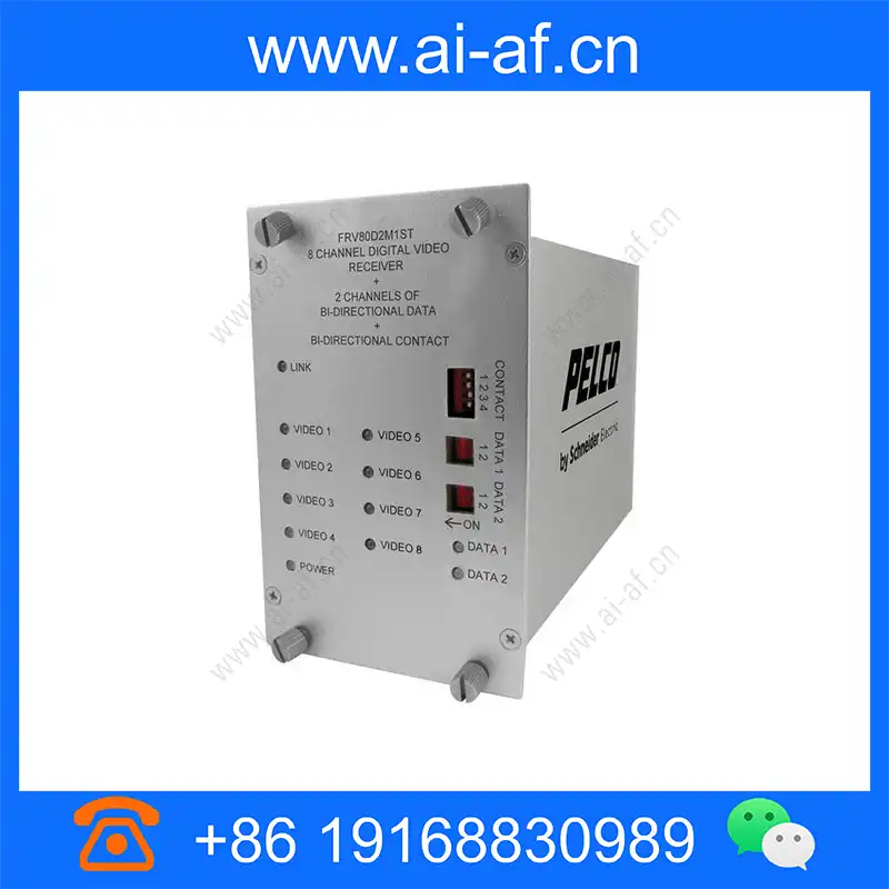 派尔高 Pelco FRV80D2M1ST 8 通道视频光纤接收器 带 ST 连接器 frv80d2m1st_img_00.webp