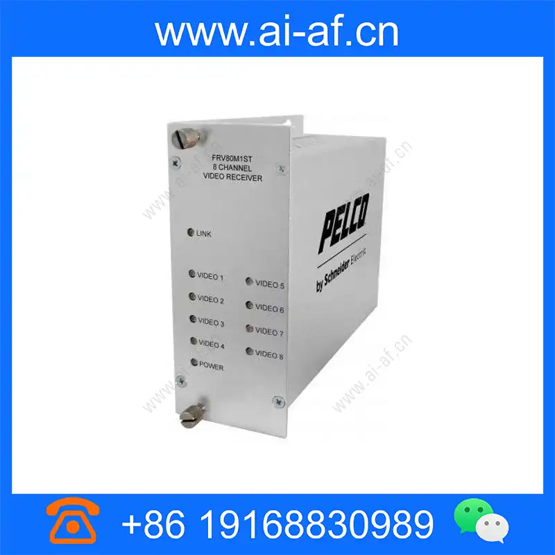 Pelco FRV80M1ST 8 Channel ST Video Fiber Receiver frv80m1st_img_00.webp