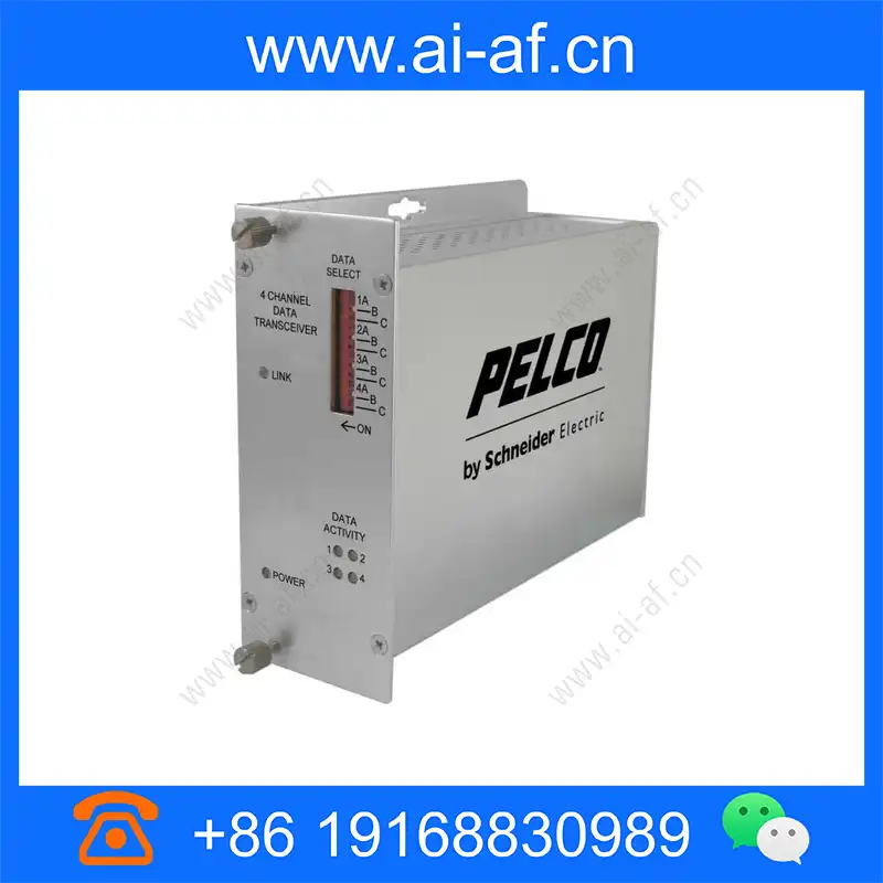 Pelco FTD4M1ST 4-Channel Fiber Transmitter Bidirectional Data ftd4m1st_img_00.webp
