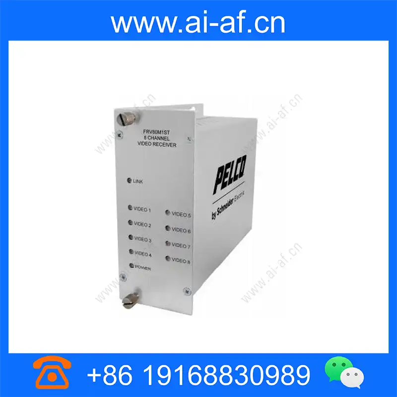 Pelco FTV80M1ST 8 Channel Video Fiber Transmitter with ST Connector ftv80m1st_img_00.webp
