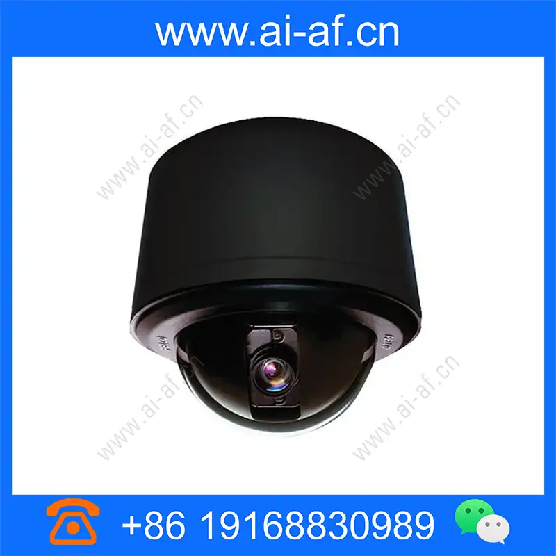 Pelco LD53PSB1 Stainless Steel Lower Dome Clear Pendant Black Trim Ring ld53psb-1_img_00.webp
