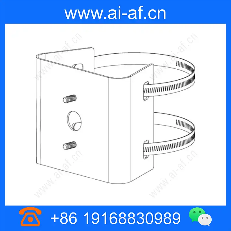 Pelco OBE-03-OWA Outdoor Pole Mount White for Evolution 5 MP 360° Camera obe-03-owa_img_00.webp