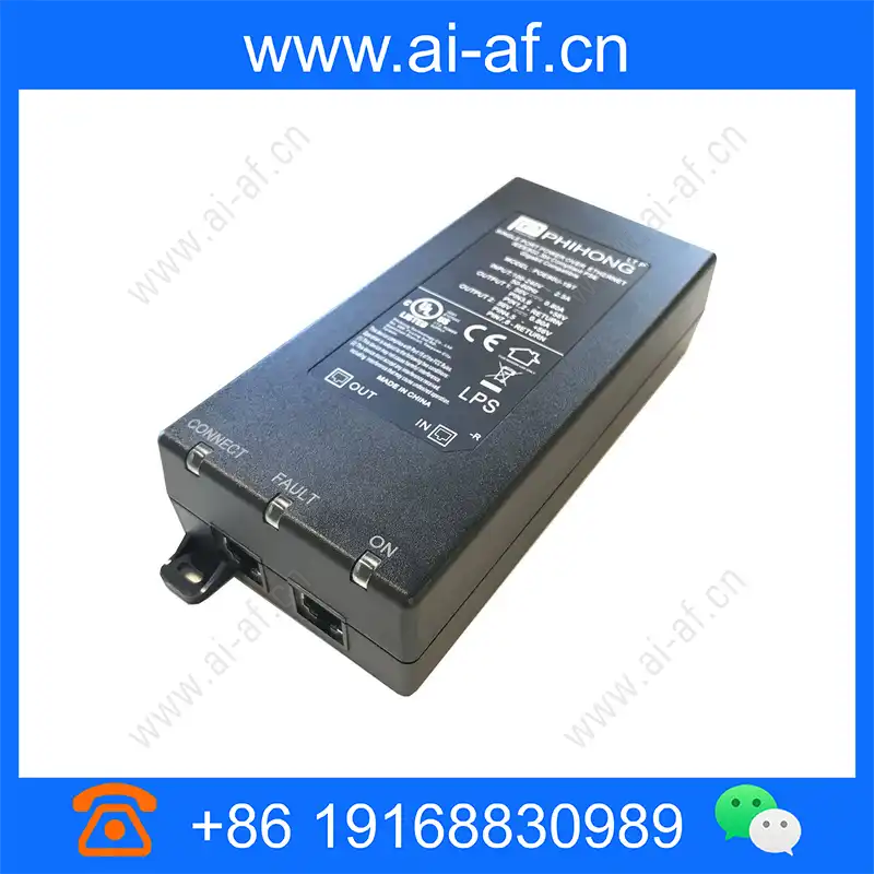 Pelco POE90U1BT-US 90 Watt PoE Single Port Injector poe90u1bt-us_img_00.webp