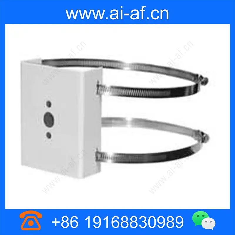 Pelco SWM-PA-GY Pole adapter with Stainless Steel Hardware Gray Finish swm-pa-gy_img_00.webp