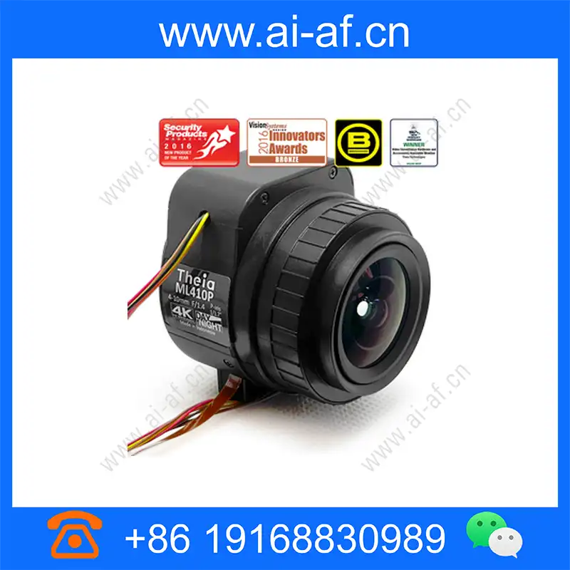 Theia ML410P R6 4-10mm 4k 12 MP Day/Night P-iris 1/1.7 inch format C mount lens ml410p-r6_img_00.webp