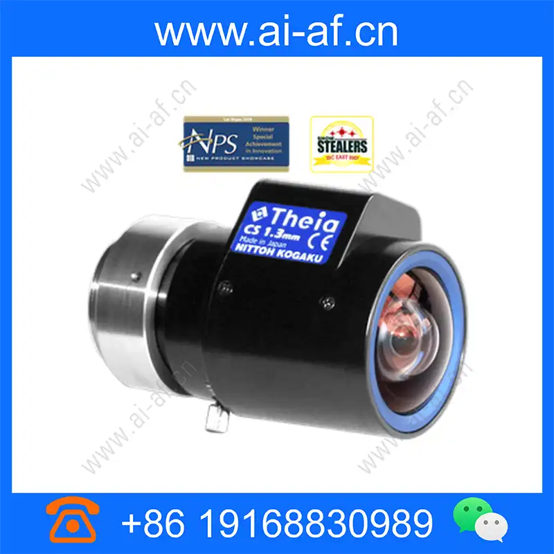 Theia SY125A 1.3mm ultra wide low distortion 5 MP Day only 1/2.5 inch format DC Auto-iris CS mount lens sy125a_img_00.webp