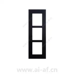 AXIS 2N IP VERSO flush frame 3 modules black