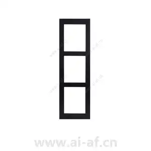 AXIS 2N IP VERSO surface frame 3 modules black