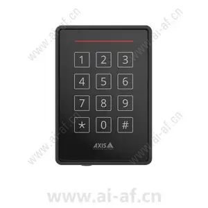 AXIS A4120-E Reader with Keypad - User Manual Setup Guide