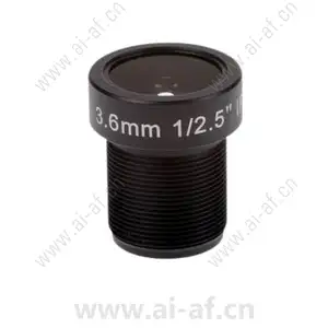 安讯士 AXIS ACC 镜头 M12 3.6毫米 F2.0 标准镜头适用于 AXIS P39 Mk II 摄像机