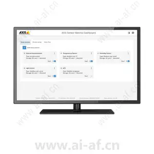 AXIS Sensor Metrics Dashboard - User Manual Setup Guide
