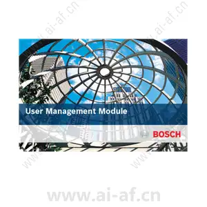 博世 Bosch UMM-LIC-UNL RPS-用户管理模块许可证 501+ 面板