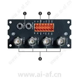 博世 Bosch VIP-X1600-XFM4B VIP X1600 XF 4 通道编码器模块 带音频/BILINX F.01U.064.460