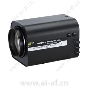 康标达 Computar H10Z0819PDC-MP 1/2英寸 8-80mm F1.9 10倍 MP 自动光圈变焦镜头带预设(C接口)