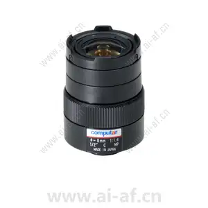 康标达 Computar H2Z0414C-MP 1/2英寸 4-8mm F1.4 变焦手动光圈百万像素(C接口)