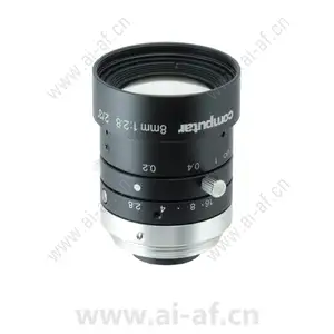 康标达 Computar M0828-MPW3 600万像素 2/3英寸 8mm F2.8 2.74um 超低失真机器视觉镜头 带浮动系统(C接口)