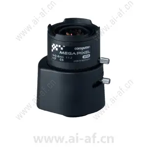 康标达 Computar TG3Z0312FCS-MPIR 300万像素 1/3英寸 3-8mm F1.2 变焦高清系列 DC自动光圈(CS接口)日/夜红外