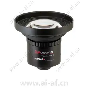 康标达 Computar V0826-MPZ-R 2000万像素 1英寸 12mm F4.0 加固机器视觉镜头 (C接口)