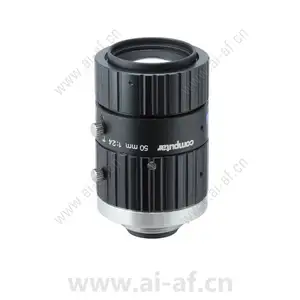 康标达 Computar V5024-MPZ 2000万像素 1英寸 50mm F2.4 2.4um 超低失真镜头(C接口)