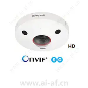 Honeywell HFD8GR1 Network TDN Ultra HD IR Rugged Fisheye Camera 12MP 1.98 mm Fixed Fisheye Lens 3 IR LEDs PoE