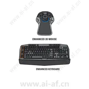 派尔高 Pelco A1-KBD-3D-KIT2 VX 增强型键盘和 3D 鼠标组合套件