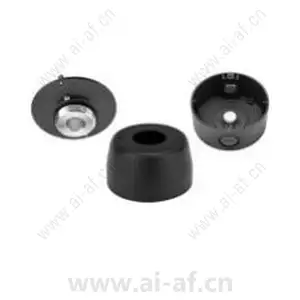 Pelco EVO-05-LBK Outdoor Pendant Mount Back Box Sunshield Black for 5 MP Network Camera